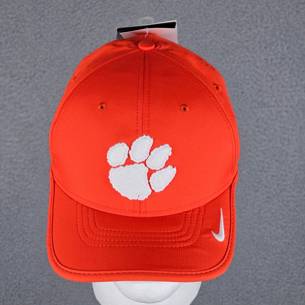 Nike Clemson Tigers Classic99 Dri-FIT Coach Hat Orange Adjustable 00033311XCM1